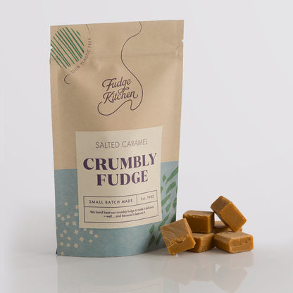 Crumbly Fudge Pouch with Fudge